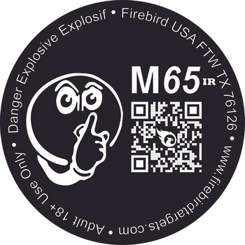 Firebird USA M65IR M65IR  Moving Trajectory/Static Impact Enhancement Flash/Smoke/Sound Universal Firearm 65mm 10 Targets                                                                               