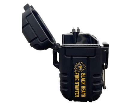 Black Beard Fire Starters ARC Arc Arc Lighter Black Includes USB Charging Cord