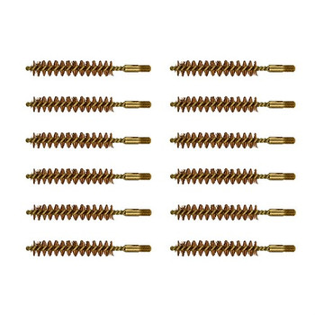 375 CALIBER BRONZE ''BEEFY'' RIFLE BORE BRUSH 12/PACK