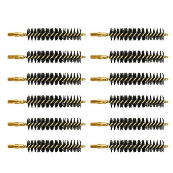 44/45 CALIBER HEAVY WEIGHT NYLON RIFLE BRUSH 12 PACK