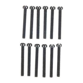 3-56X7/8'' SLOTTED FILLISTER HEAD SCREWS 12 PACK