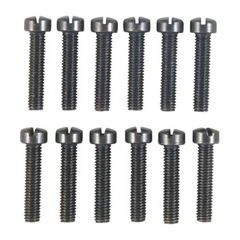 12-28X1'' SLOTTED FILLISTER HEAD SCREWS 12 PACK