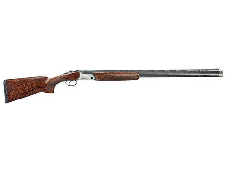 F.A.I.R. FRDCIV1230 Carrera IV 12 Gauge Break Open 2rd 30" Blued Over/Under Ported Barrel, Engraved Nickel Receiver, Walnut w/Adj Comb Stock, Technichoke XP70 Choke System
