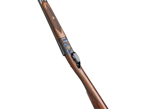 F.A.I.R. FRISII2828 Iside II 28 Gauge Break Open 2rd 28" Side By Side Barrel, Color Case Hardened w/Engraving, English Style Walnut w/Straight Grip Stock, Technichoke XP50 Choke System