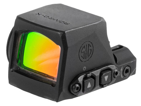 Sig Sauer Electro-Optics SORX1280 Romeo-X Compact Black 1x24mm 3MOA Green Dot Reticle RX Footprint Mount
