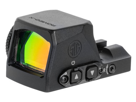 Sig Sauer Electro-Optics SORX1080 Romeo-X Pro Black 1x24mm 3MOA Green Dot Reticle RX Footprint Mount