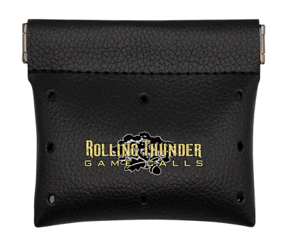 Rolling Thunder Game Call TC503-BLK Mouth Call Pouch  Black                                                                                                                                             