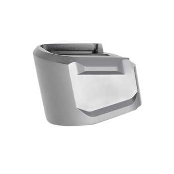 Tyrant CNC TDECHEMAGEX17GREY  Magazine Extension 9mm Fits Springfield Echelon 5rd Grey Aluminum                                                                                                         