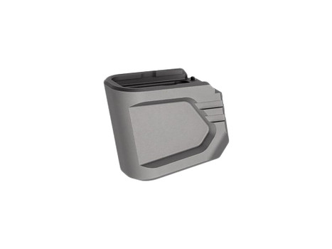 Tyrant CNC TDG48MAGEXG Magazine Extension Fits Glock 43x/48 Gray Aerospace Grade Aluminum