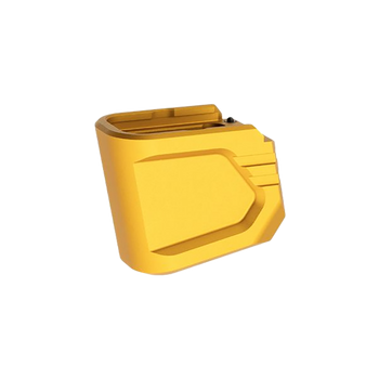Tyrant CNC TDG48MAGEXGOLD  Magazine Extension Fits Glock 43x/48 Gold Aerospace Grade Aluminum                                                                                                           