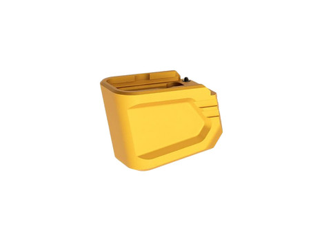 Tyrant CNC TDG19MAGEXGLD Magazine Extension Fits Glock 19/23 Gen 4/5 Gold Aerospace Grade Aluminum