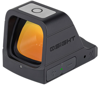 Olightstore Usa Inc OSIGHTXRDDOTBK Osight X  Black Anoidized 1x 3 MOA Red Dot/32 MOA Circle Reticle                                                                                                     
