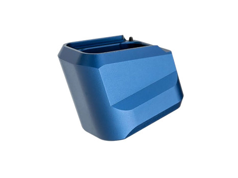 Tyrant CNC TDVP9MAGEXBLUE Magazine Extension Fits H&K VP9/VP40/VP30 5rd Blue Aluminum