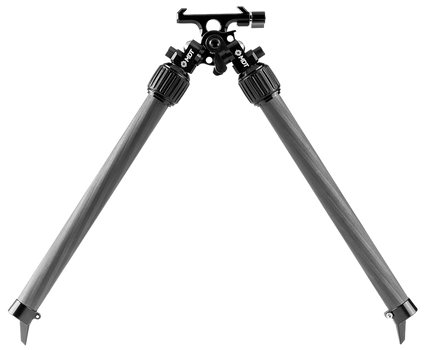 Mdt Sporting Goods Inc 114703BLK Mountain Bipod 2.70-15.80" High Black Carbon Fiber/Aluminum                                                                                                            