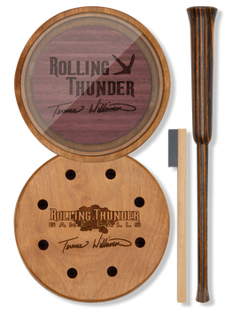 Rolling Thunder Game Call TCP-TW1 Terence Williamson Pot Calls & Strikers Attracts Turkey Species                                                                                                       