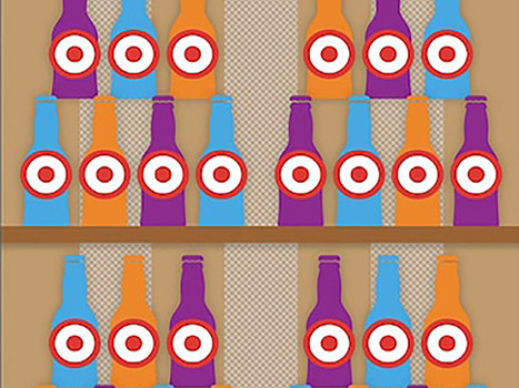 Birchwood Casey BC-35772 Dirty Bird Target Lucky Shot Bottles 12" x 18" 6 Pack