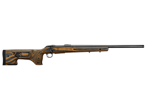 CZ-USA 07514 600+ Range 6mm Creedmoor 5+1 24" Black Nitride Threaded Barrel, Black Nitride Steel Drilled & Tapped Receiver, Varnished Laminate Stock w/Adj Cheekrest