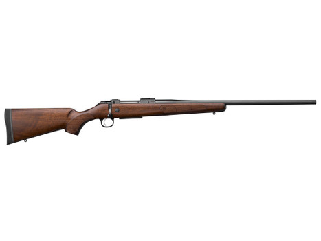 CZ-USA 07728 600+ American Full Size 30-06 Springfield 5+1 24" Black Nitride Threaded Barrel, Black Nitride Steel Drilled & Tapped Receiver, Turkish Walnut Fixed Stock