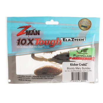 ZMAN KICKER CRABZ 3.5" BLD MARY SUN UPC: 810013864540