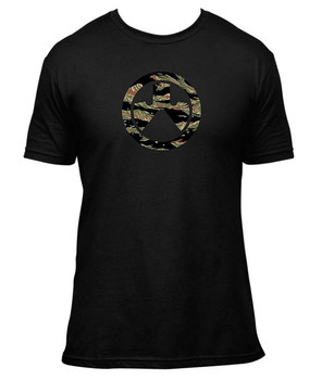 Magpul MAG12920012X Tiger Stripe Icon  Black CottonPolyester Short Sleeve 2XL UPC: 840815139270