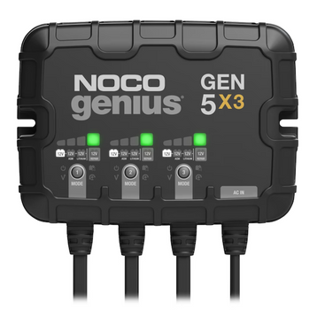 NOCO 3-BANK 5A ONBOARD BATT CHARGR