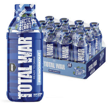 Redcon1 RC1TWRTDAB-12 Total War Ready to Drink Artic Berry 12 Pack                                                                                                                                      