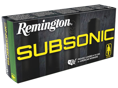 Remington Ammunition 27745 Subsonic 360Buckhammer 250gr Bonded Hollow Point 20 Per Box/10 Case