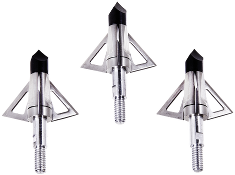 Allen 14690  Broadhead Stainless Steel Blades Silver 3 Pack                                                                                                                                             