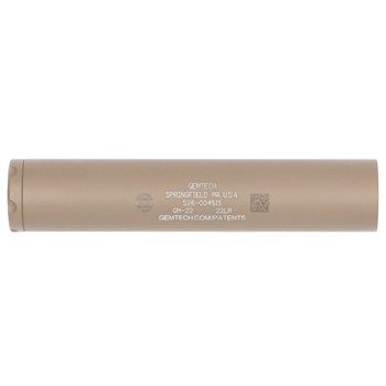GEMTECH GM-22 SUPPRESSOR 22LR FDE