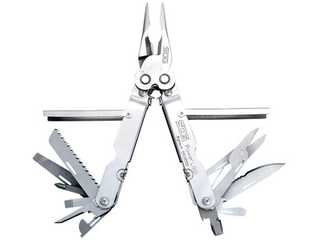 S.O.G SOG-S60N-CP PowerLock Polished 420 Stainless Steel 7" Long Includes Sheath