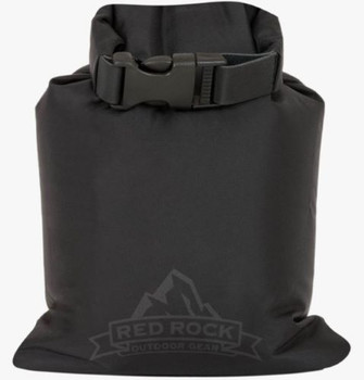 1 LITER WATERPROOF BLACKRED ROCK ROLL TOP DRY BAG 
