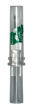 Haydel's Game Calls DR85 Double Reed  Open Call Double Reed Mallard Sounds Attracts Ducks Clear Plastic                                                                                                 