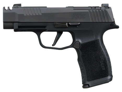 Sig Sauer 365XL380COMP P365XL 380 ACP 12+1 3.10" Black Ported Barrel, Black Nitron Stainless Steel Optic Cut/Ported/Serrated Slide, Black Stainless Steel Frame w/Picatinny Rail, Textured Grip, SIG-LO