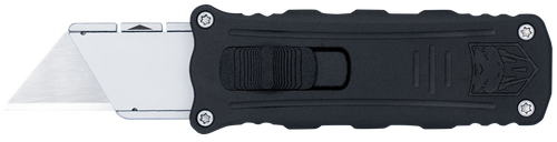 CobraTec Knives CTOTFUKSBBLK Utility  OTF Aluminum Blade, 3.38" Black Anodized Aluminum Handle                                                                                                          