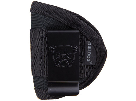 Bulldog WIPM Inside The Pants IWB Size Medium Black Nylon Belt Clip Fits Small .380 Autos Ambidextrous