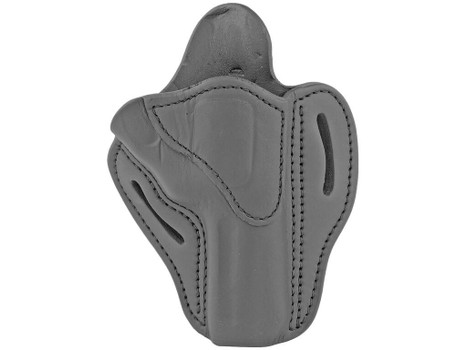 1791 Gunleather RVH2SBLR RVH2 OWB Size 02 Stealth Black Leather Belt Slide Fits Ruger GP100/S&W K Frame Right Hand