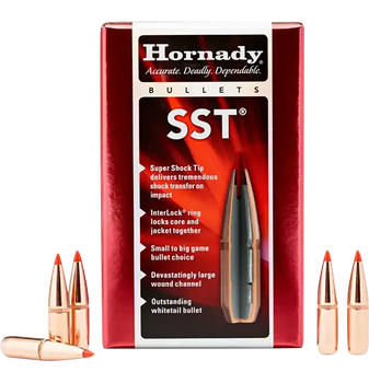 Hornady 26173 SST  6.5mm .264 123 gr Super Shock Tip 100 Per Box/ 25 Case                                                                                                                               