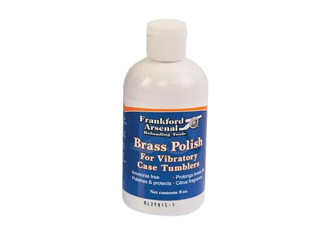 Frankford Arsenal 887335 Quick-N-Ez Brass Polish 8 oz Squeeze Bottle