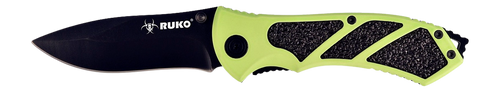 RUKO RUK0061HG-CS  440A 3-1/4"HIVIZ GRN FOLDING CS