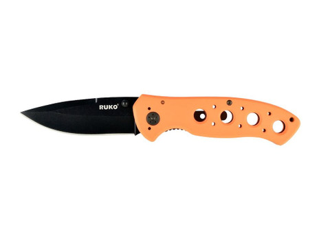 RUKO RUK0075BZ-CS 440A 3-1/4"BLAZE ORANGE FOLDING