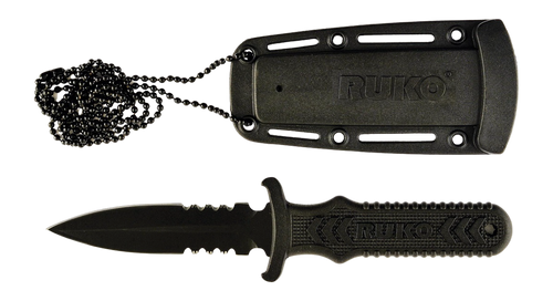 RUKO RUK0097         440A TIN 3"NECK/BOOT KNIFE