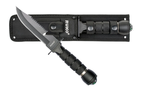 RUKO RUK0163      420J2 6"SURVIVAL FIXED W/COMPASS