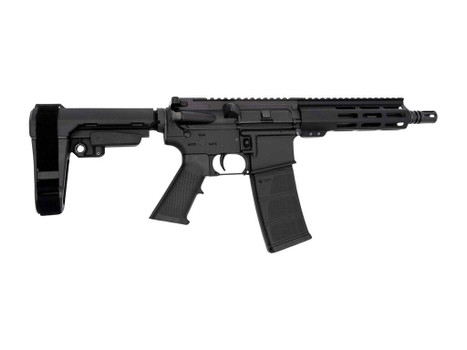 Andro Corp Industries 5568CB ACI-15 CQB 5.56 NATO 30+1 8" Black Nitride Threaded Barrel, Black Anodized Aluminum Receiver w/Picatinny Rail, M-LOK Handguard, Black Polymer SBA3 Pistol Brace, Black A2 G