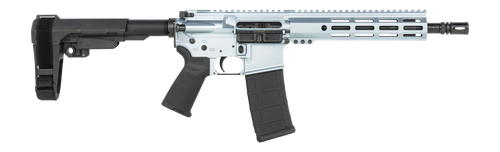 Shark Coast Tactical SCC07114AGC-P Arctic Gun Candy  5.56 NATO 30+1 10.50" Black Nitride Threaded Barrel, Aluminum Receiver w/Picatinny Rail, M-LOK Handguard, SB Tactical SBA3 Brace, Polymer Grip     