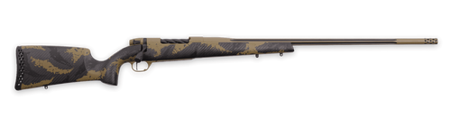 Weatherby MAX01N224WR6B Mark V Apex 224 WBY Mag 4+1 24" + 2"Coyote Tan/Graphite Black Cerakote Fluted Threaded Barrel, Coyote Tan Cerakote Steel Drilled & Tapped Receiver, Tan/Brown Sponge Accents Fix