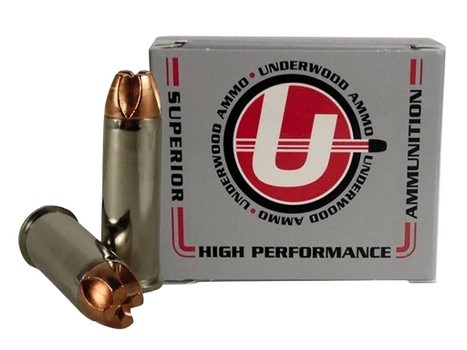 Underwood Ammo 841Underwood Ammo 841 Xtreme Penetrator 44RemMag 220gr Solid Monolithic 20 Per Box/10 Case