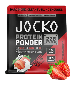 JOCKO 29116 STRAWBERRY PROTEIN POWDER BAG