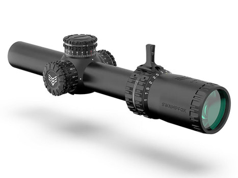 Swampfox Optics ARH11024B Arrowhead Black 1-10x 24mm 30mm Tube Guerrilla Dot BDC Reticle