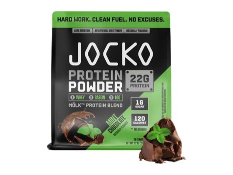 JOCKO 29112 CHOCOLATE MINT PROTEIN POWDER BAG