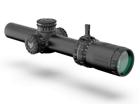 Swampfox Optics ARH11024GB Arrowhead  Black 1-10x 24mm 30mm Tube Guerrilla Dot BDC Reticle                                                                                                              